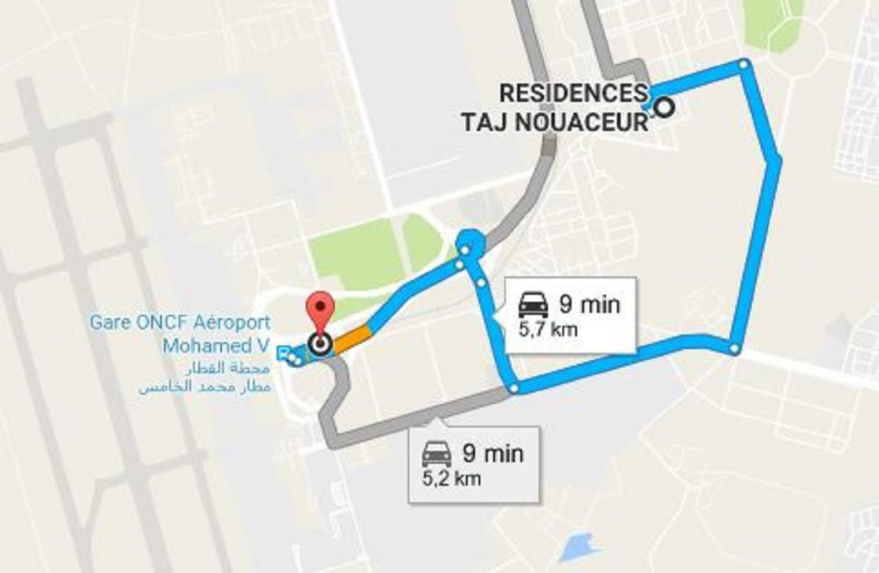 Short Stay Apartment Aeroport Casablanca Nouaceur Eksteriør bilde